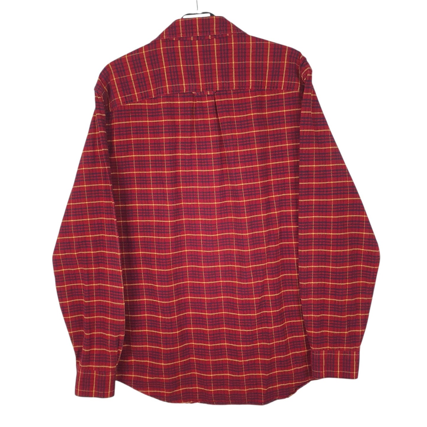 Mens Red L.L.Bean Flannel  Shirt