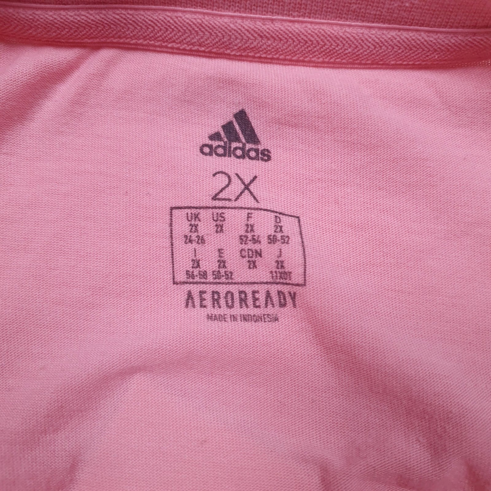 Womens Pink Adidas Aero Ready  T Shirt