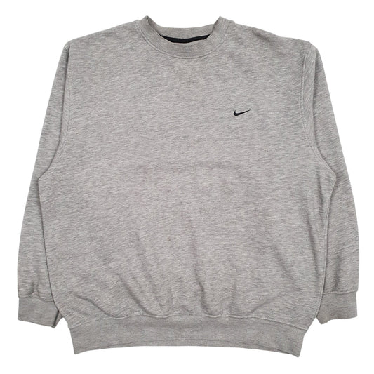 Mens Grey Nike Vintage 00s Crewneck Jumper