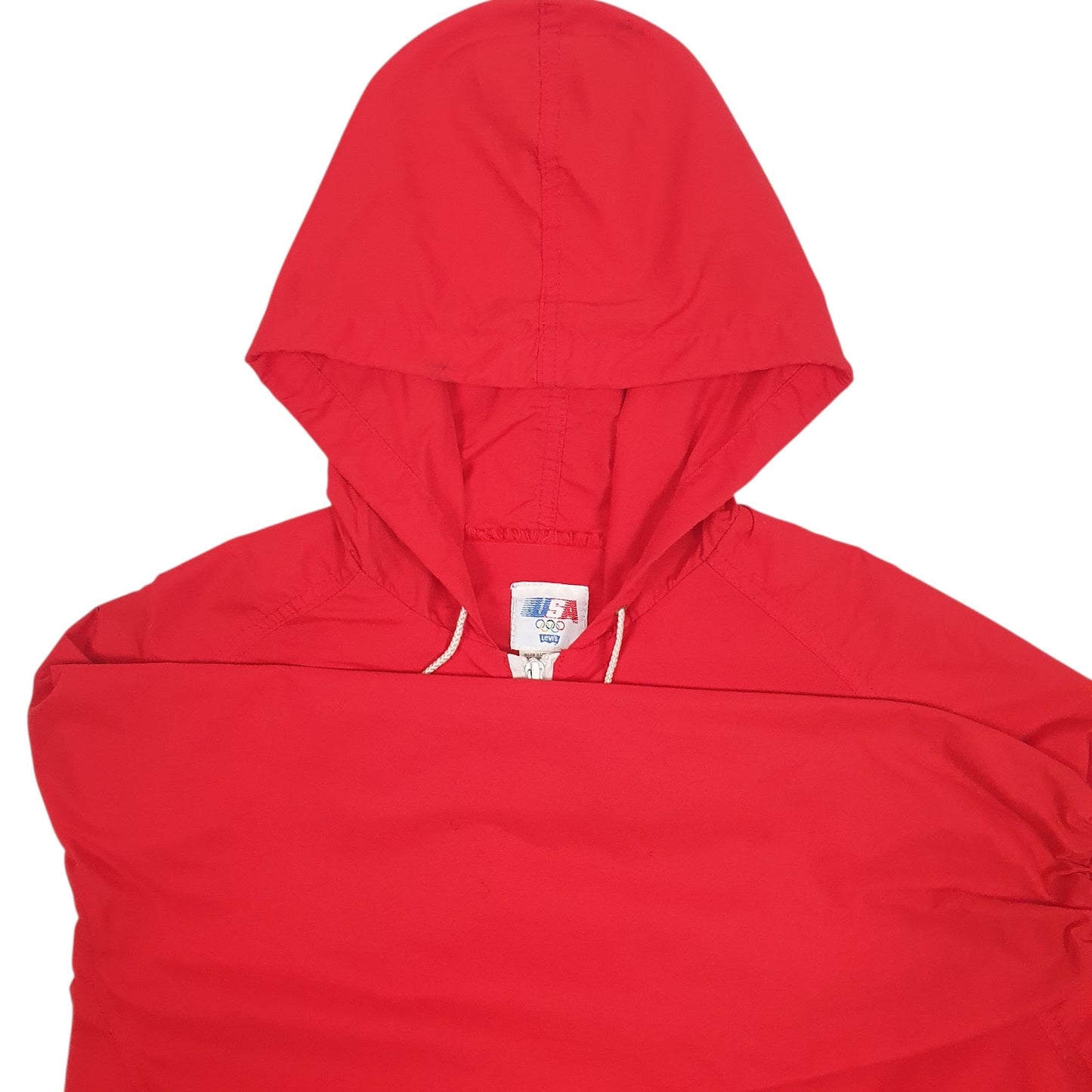 Mens Red Levis Vintage 1984 LA Olympics  Coat