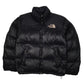 Mens Black The North Face Nuptse  Coat