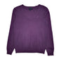 Womens Purple Tommy Hilfiger  V Neck Jumper
