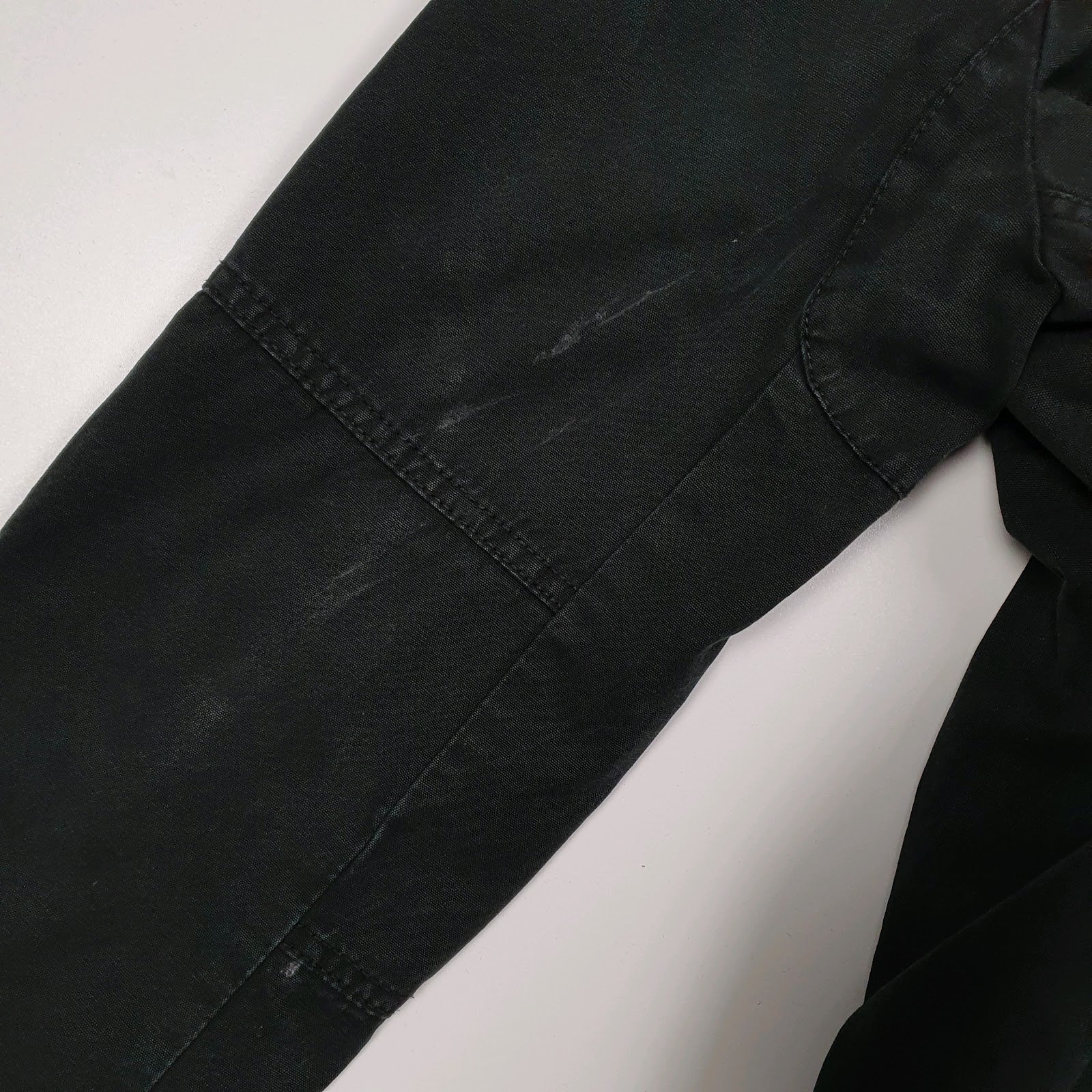 Mens Black Levis Workwear Military Windbreaker  Coat