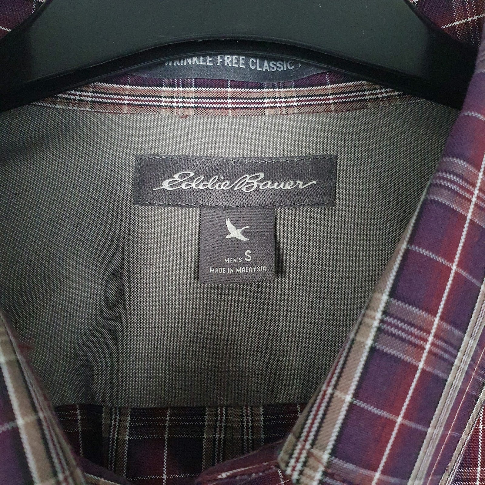 Mens Red Eddie Bauer   Shirt