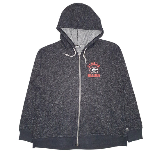 Womens Grey Venley Georgia Bulldogs Full Zip Jumper