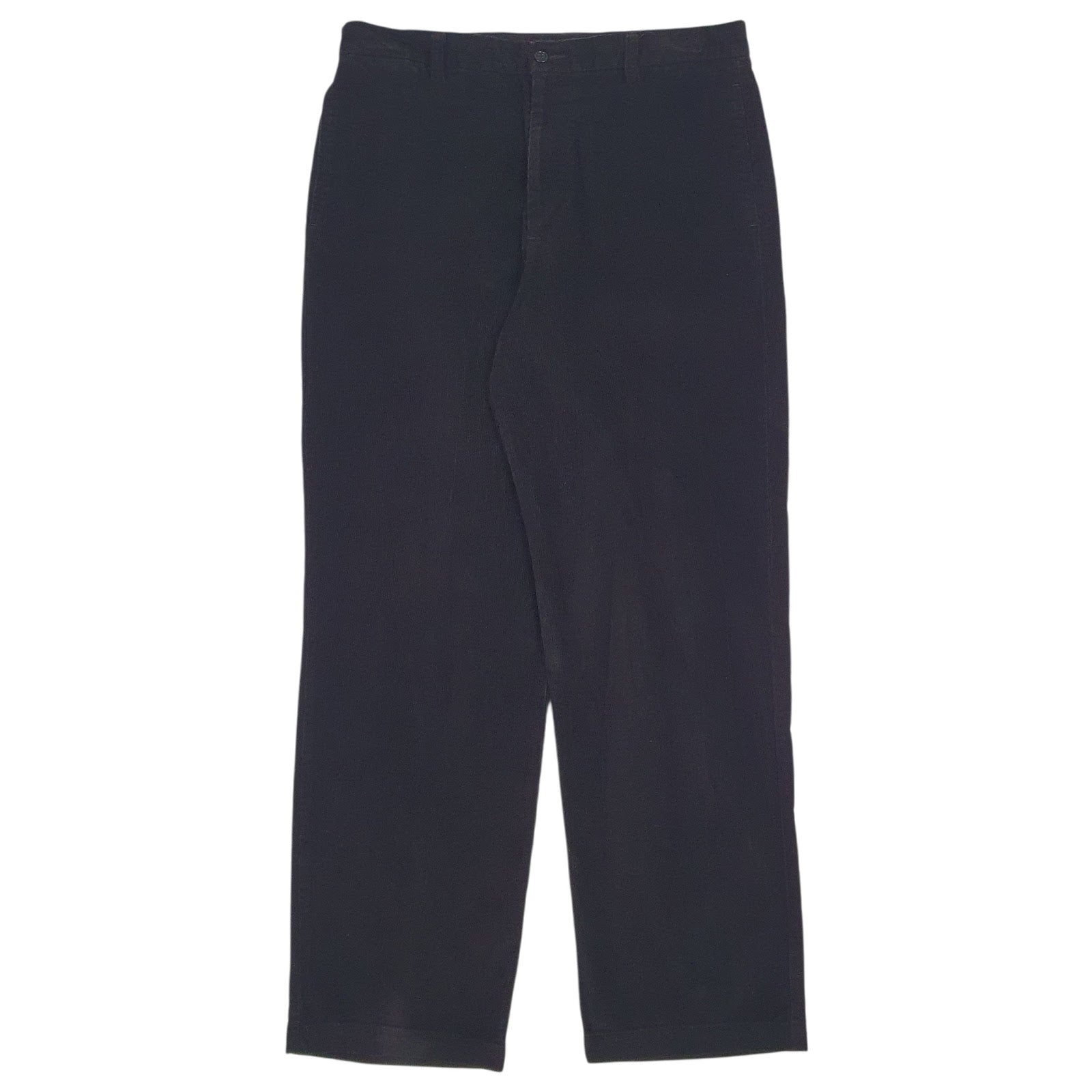 Mens Black Dockers  Corduroy Trousers