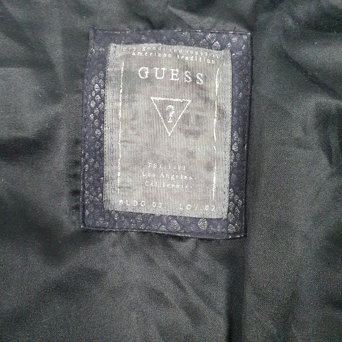 Womens Black Guess   Coat