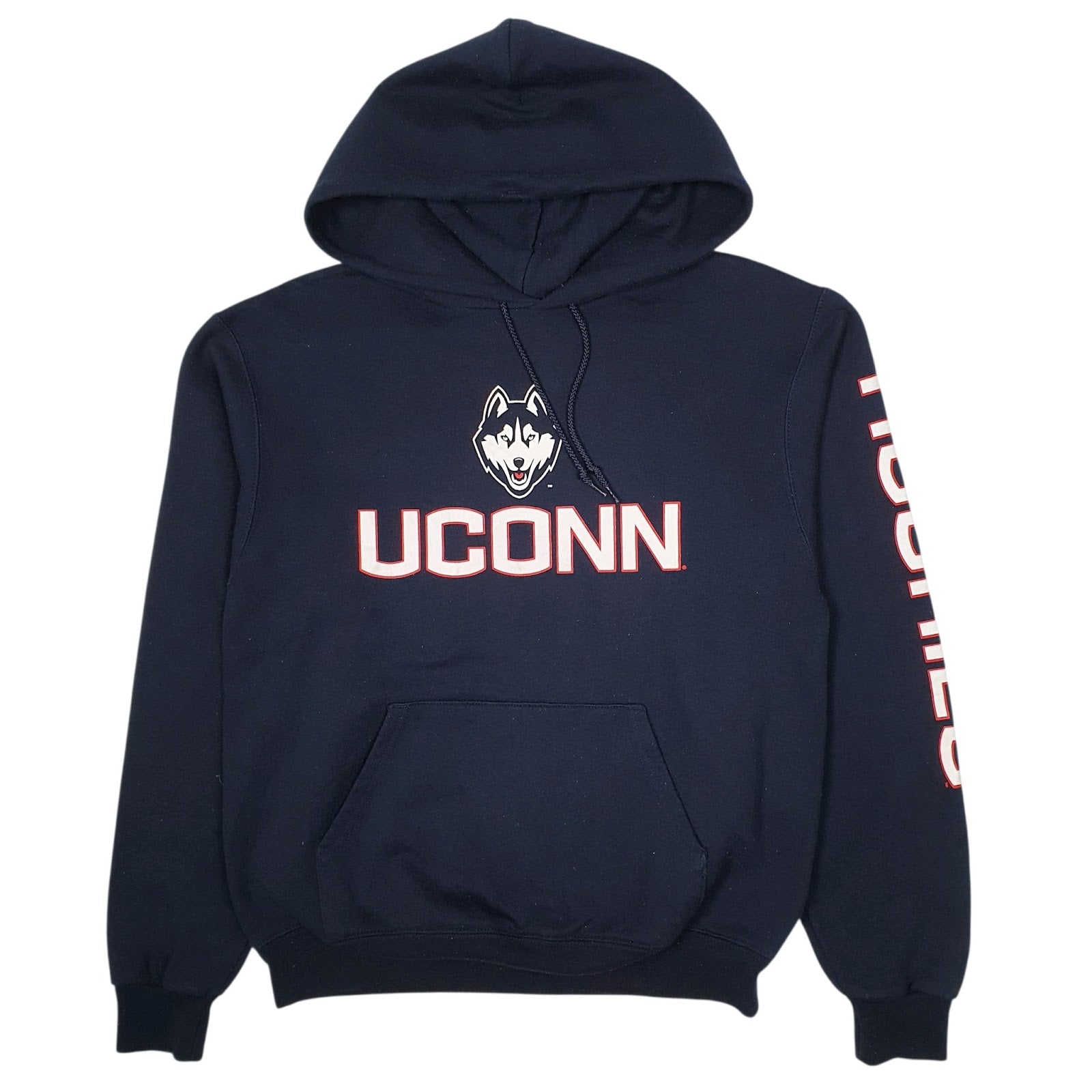 Mens Navy Champion UCONN Huskies Hoodie Jumper