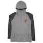Mens Grey Champion Hooded Quarter Zip Jumper