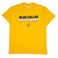 Mens Yellow Fruit Of The Loom Blue Collar Gold Swagger Pacers Short Sleeve T Shirt