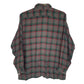 Mens Grey Gregory Vintage Flannel  Shirt