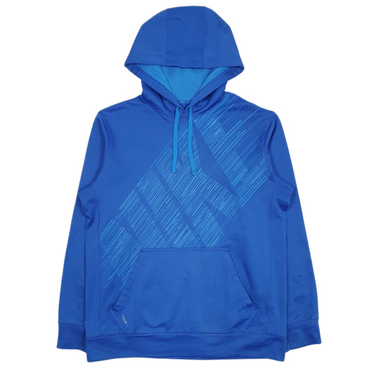Mens Blue Nike Therma Fit Hoodie Jumper