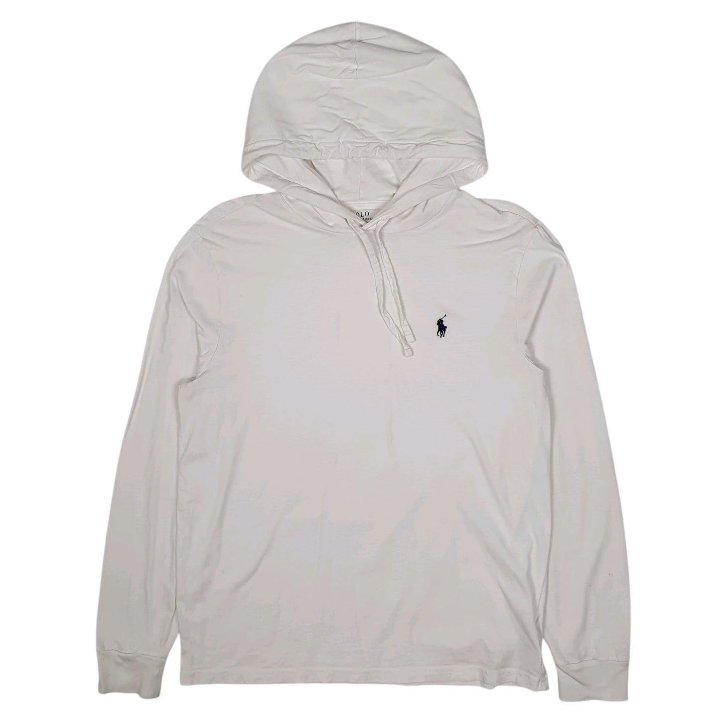 Mens White Polo Ralph Lauren T Shirt Hoodie Jumper