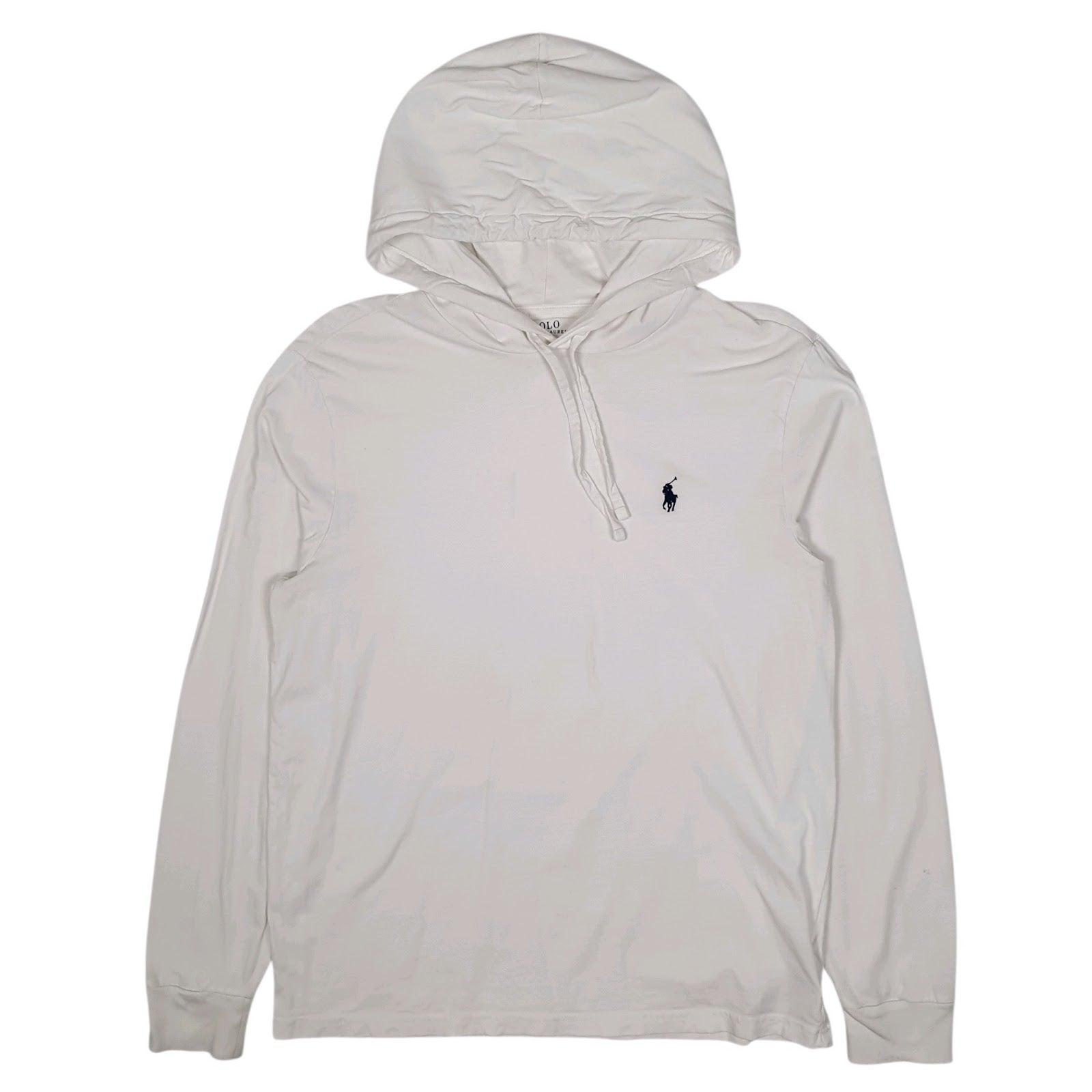 Mens White Polo Ralph Lauren T Shirt Hoodie Jumper