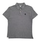 Mens Grey Warner Bros  Short Sleeve Polo Shirt