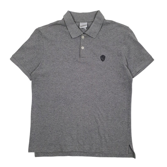 Mens Grey Warner Bros  Short Sleeve Polo Shirt