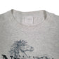 Mens Grey Sansegal Vintage 90s Nevada Lightweight Crewneck Jumper