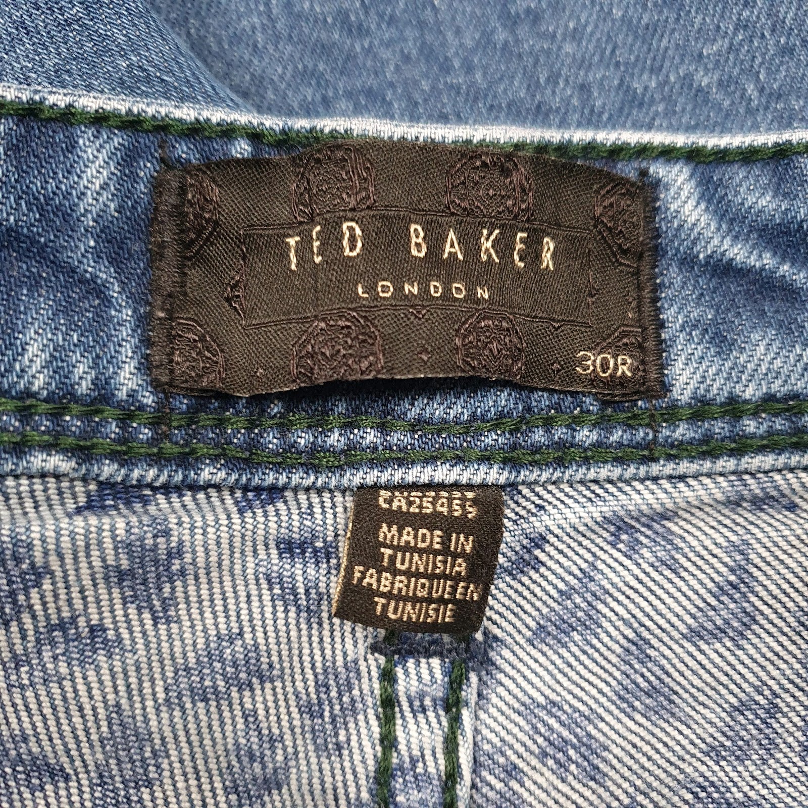 Mens Blue Ted Baker  Crewneck Jeans