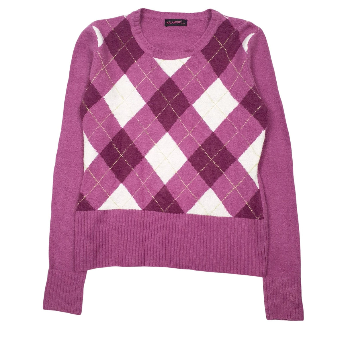 Womens Pink Kalamton  Crewneck Jumper