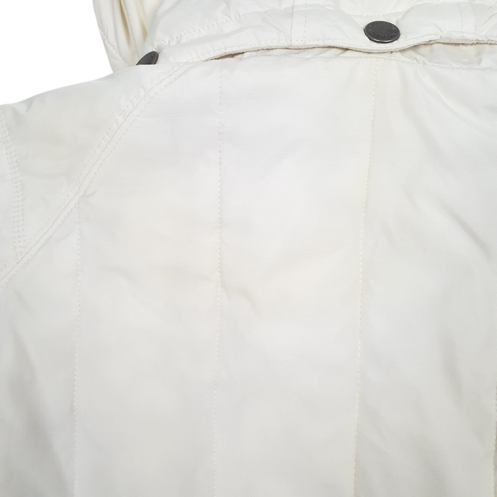 Womens White Woolrich Padded  Coat