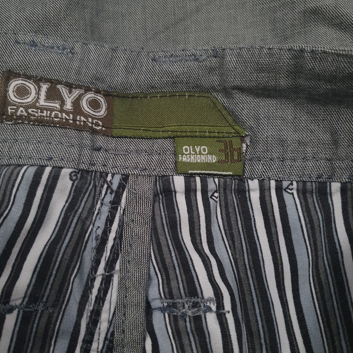 Mens Grey Olyo   Trousers