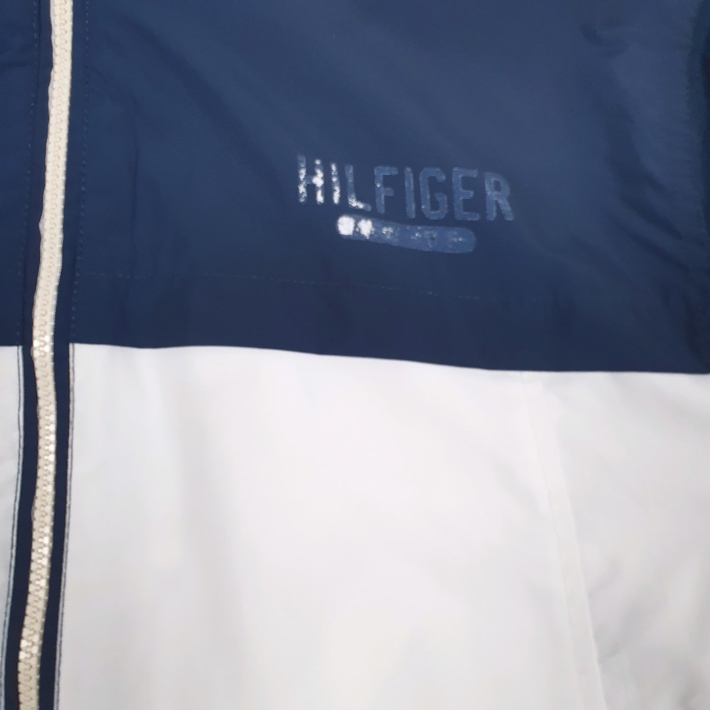 Mens White Tommy Hilfiger  Quarter Zip Coat