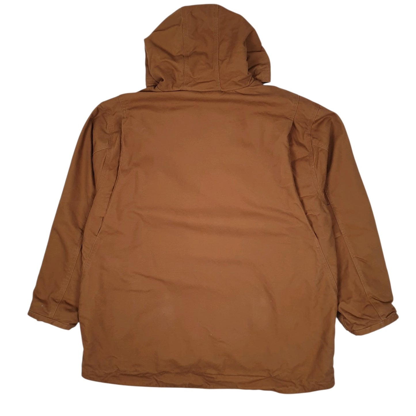 Mens Brown Lee Sherpa Lined Active Hoodie Coat