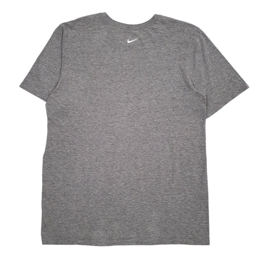 Mens Grey Nike  V Neck T Shirt