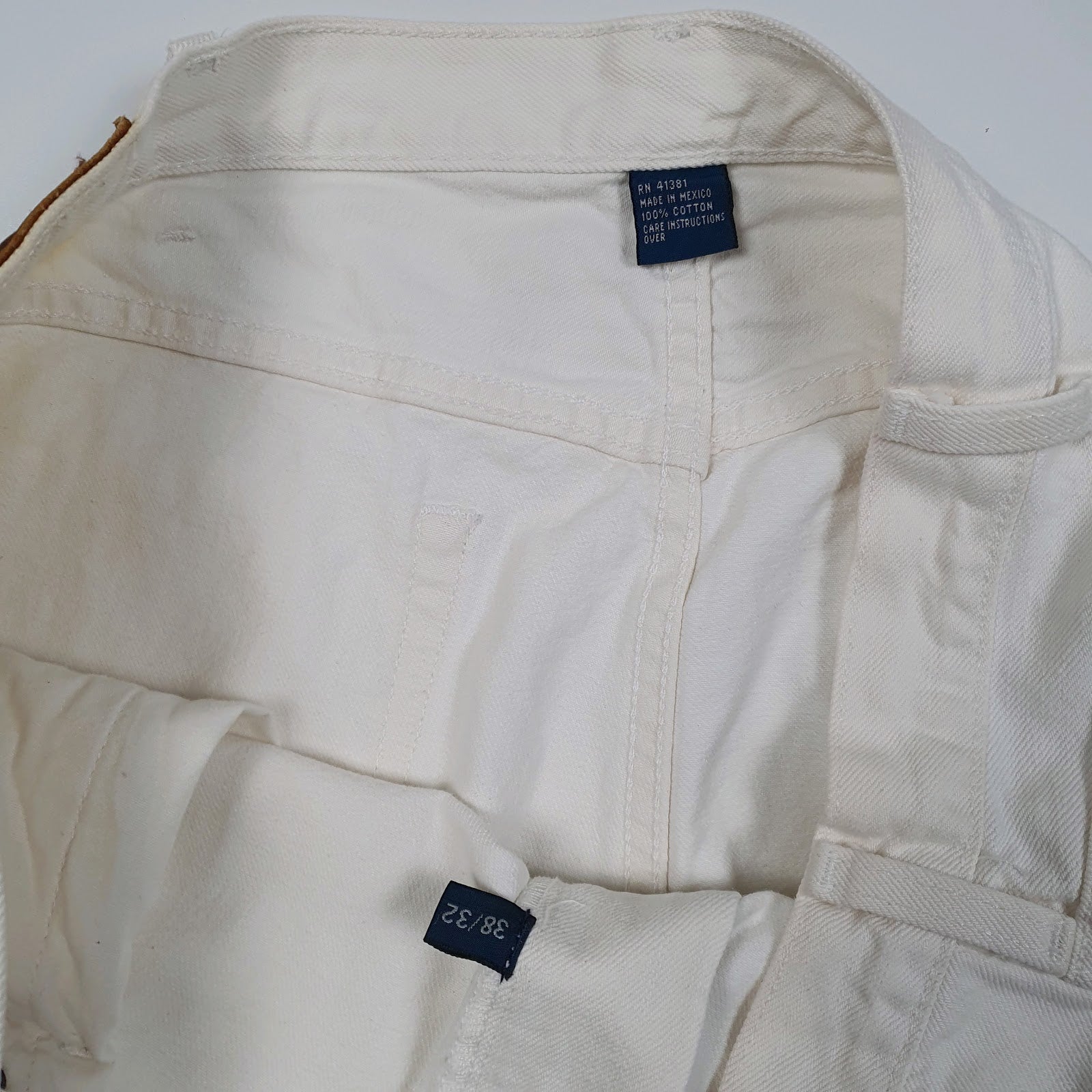 Mens White Polo Ralph Lauren   Jeans