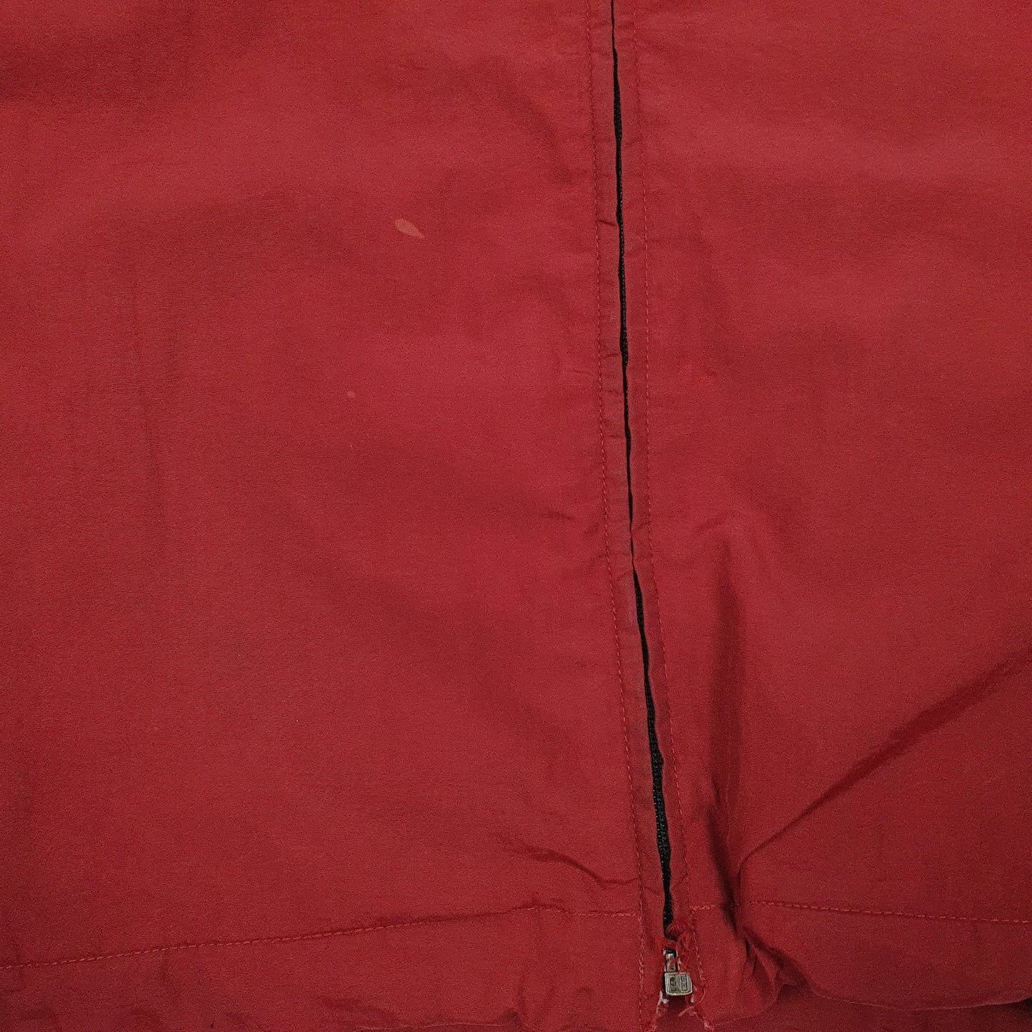 Mens Red Timberland Windbreaker Hoodie Coat
