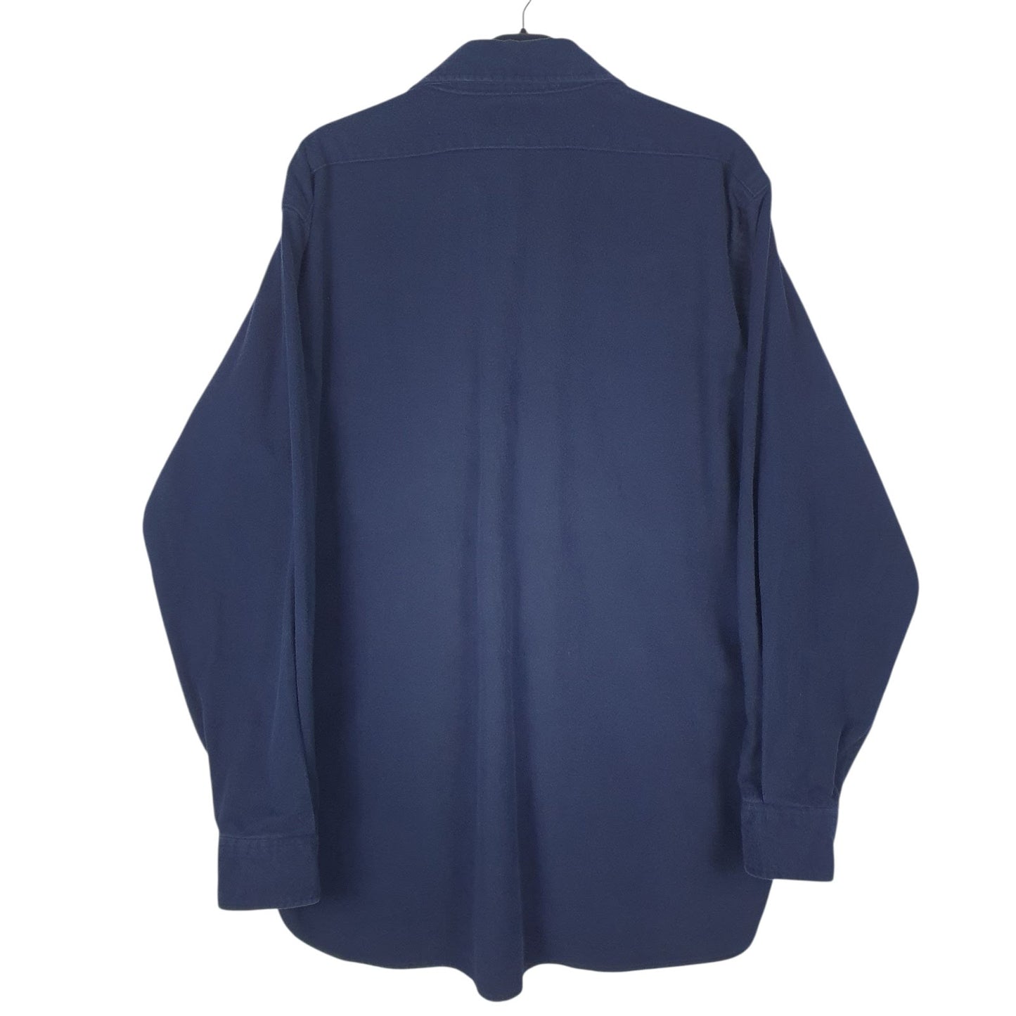 Mens Navy L.L.Bean Chamois  Shirt