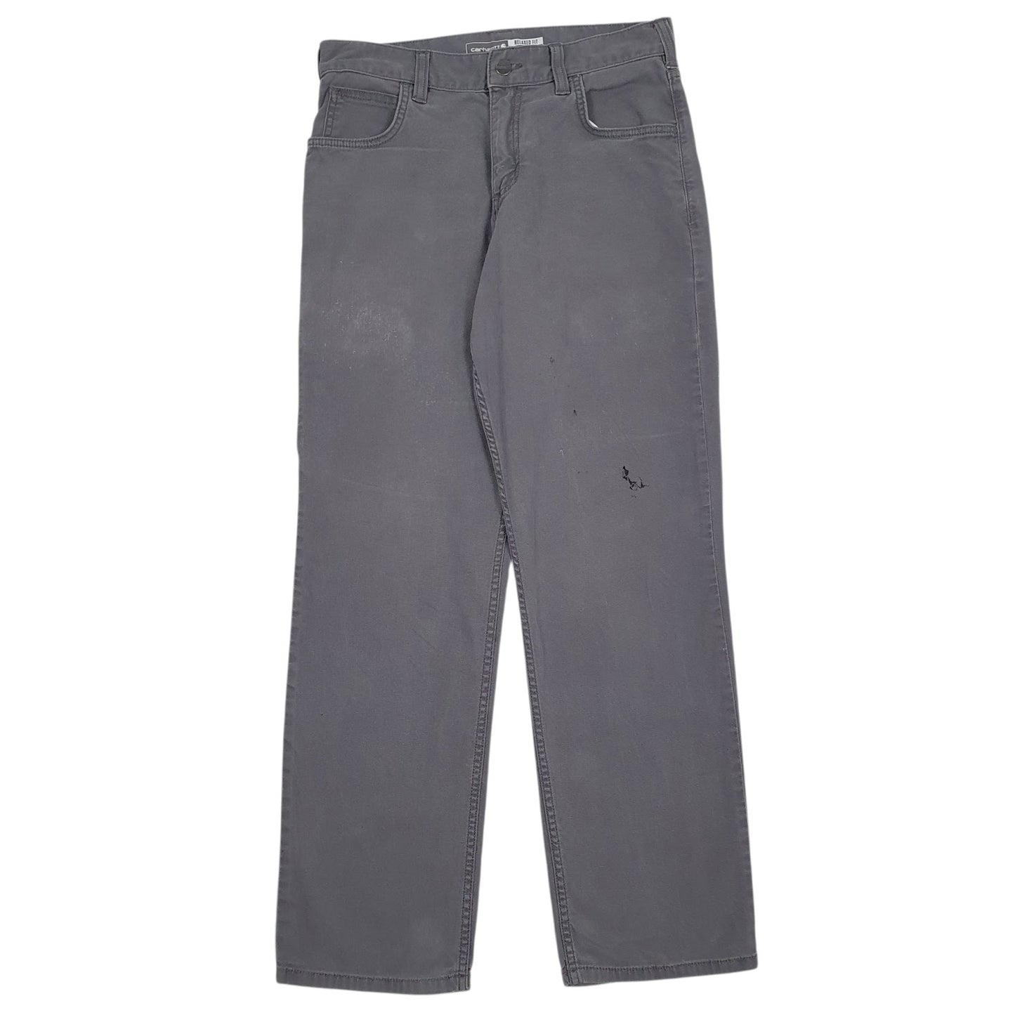 Mens Grey Carhartt BN2517-M Carpenter Trousers
