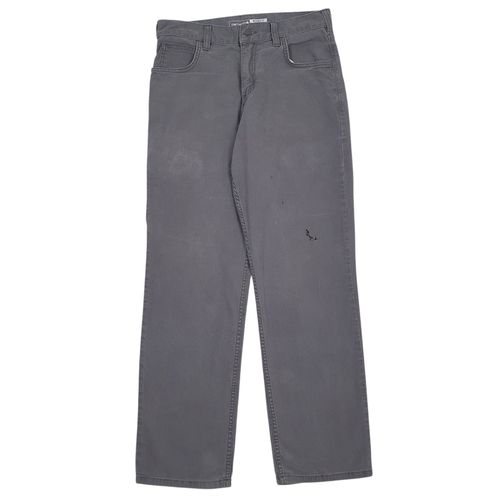 Mens Grey Carhartt BN2517-M Carpenter Trousers