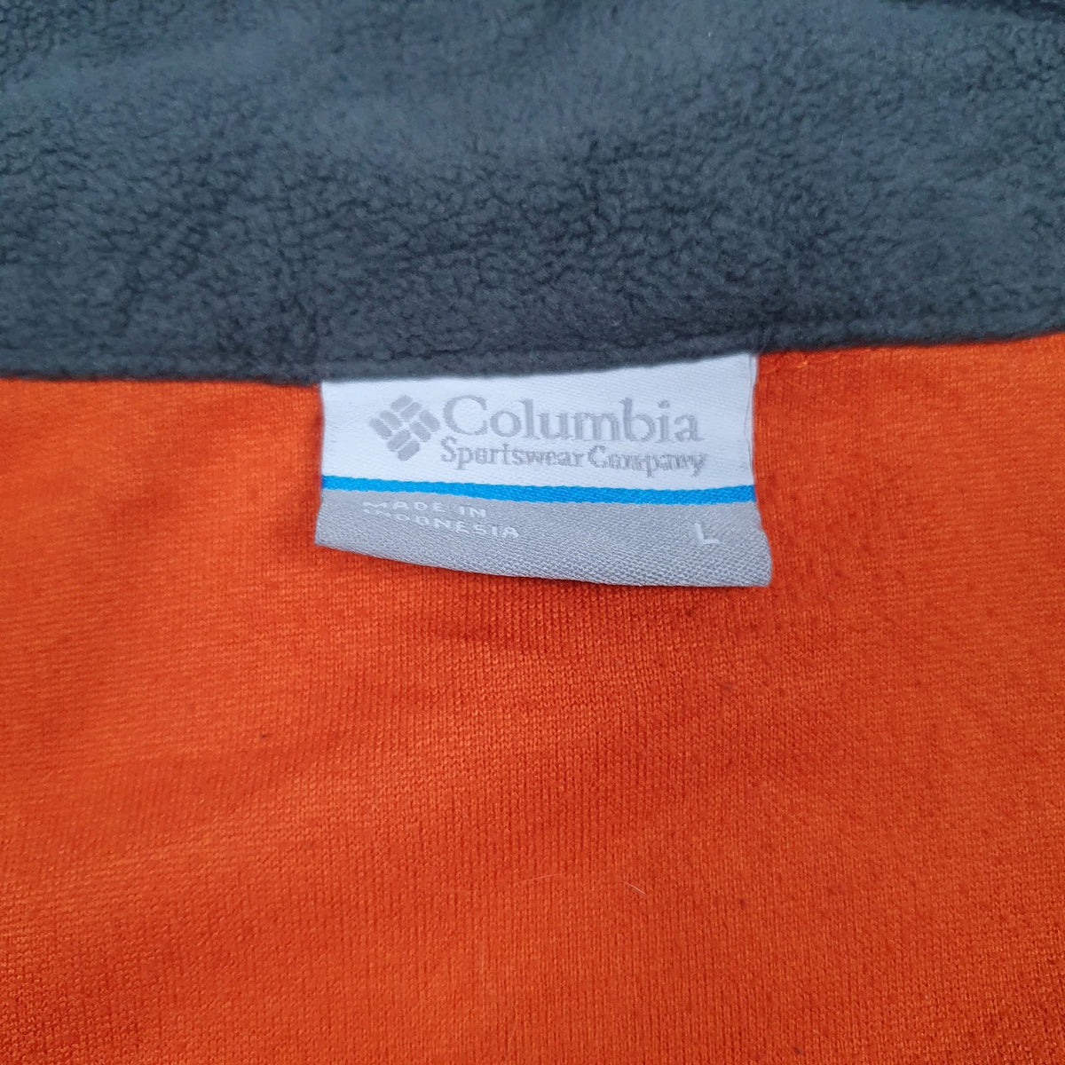 Mens Orange Columbia Sportswear Company  Quarter Zip Jumper