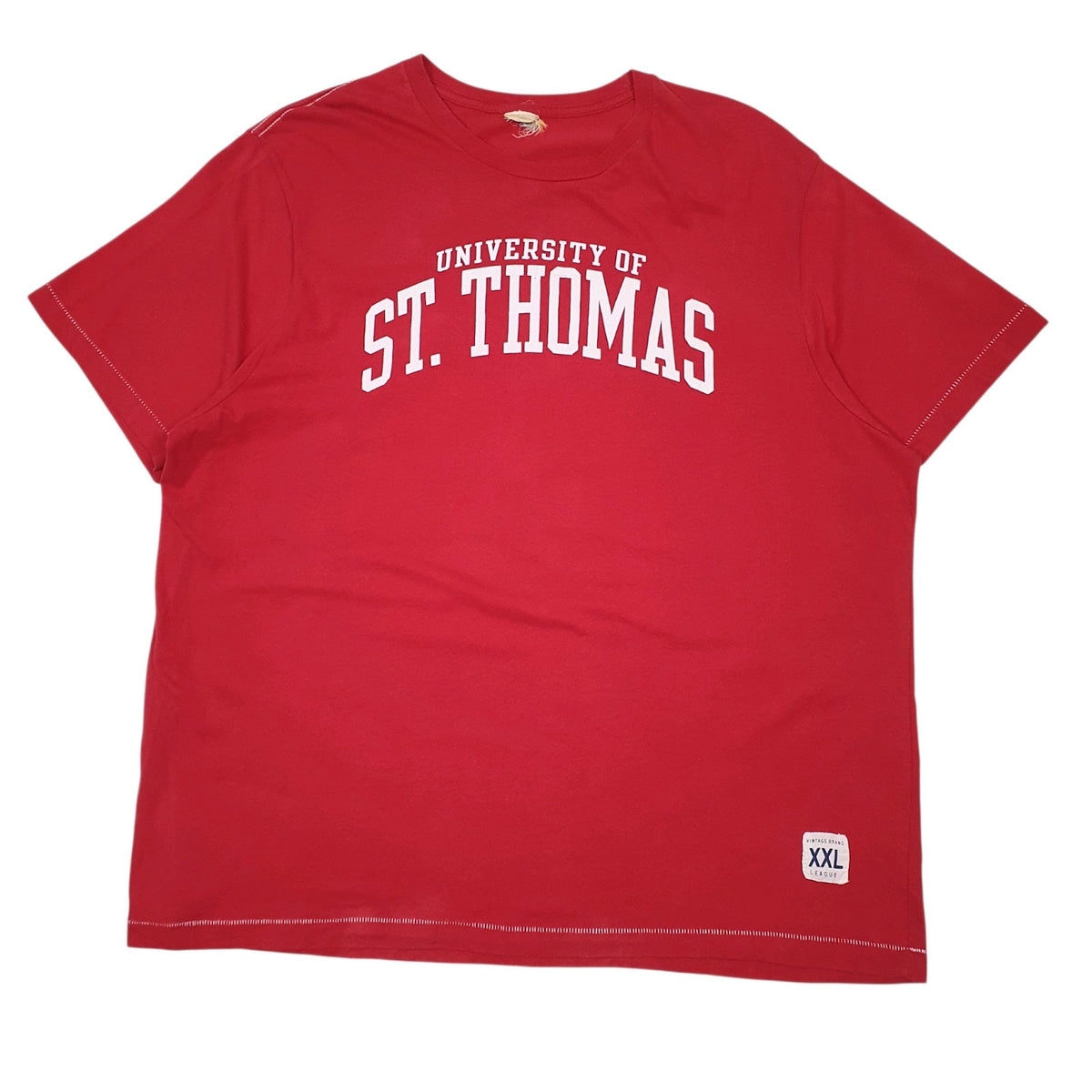 Mens Red Unbranded University Of St. Thomas Short Sleeve T Shirt