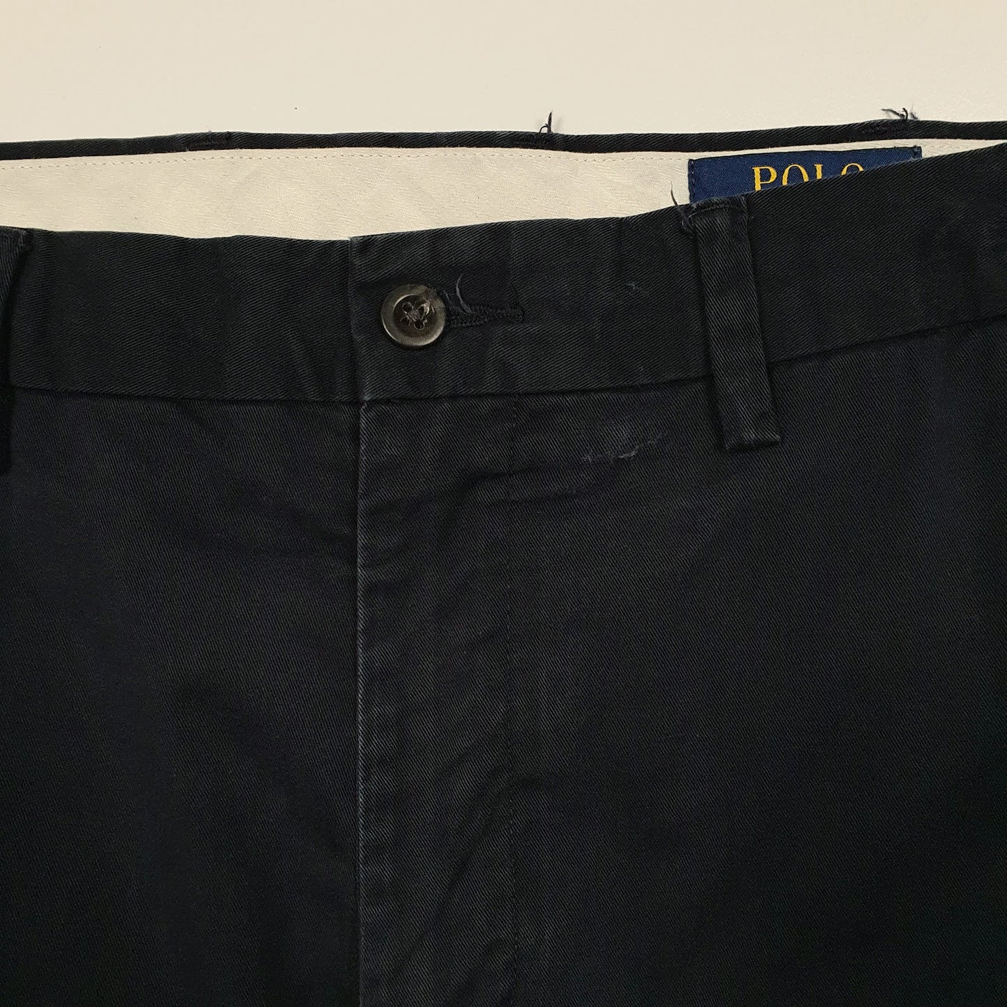 Mens Navy Polo Ralph Lauren Stretch Classic Fit  Trousers