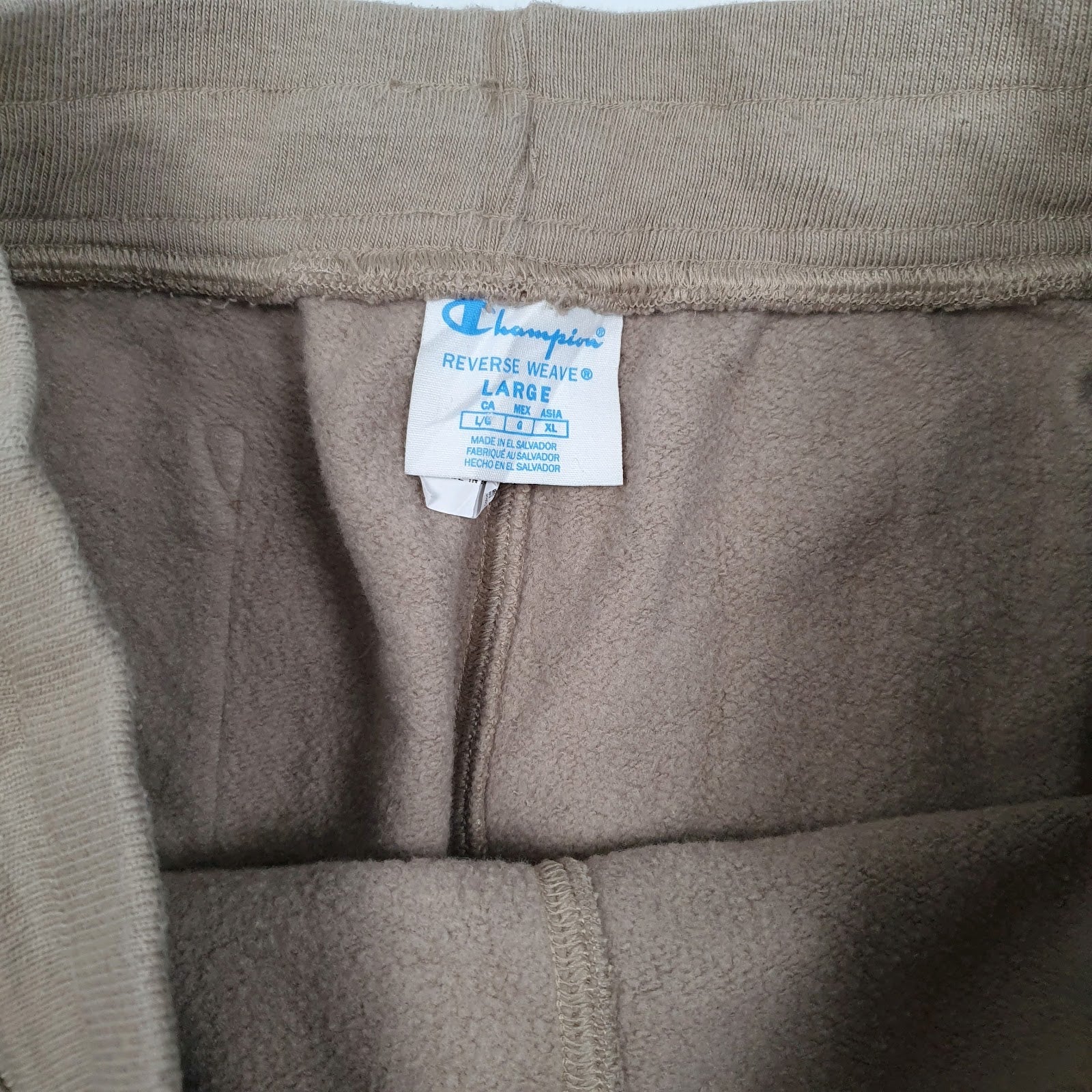 Mens Beige Champion Reverse Weave Crewneck Trousers