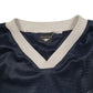 Mens Navy Cheetah Sports Vest  T Shirt