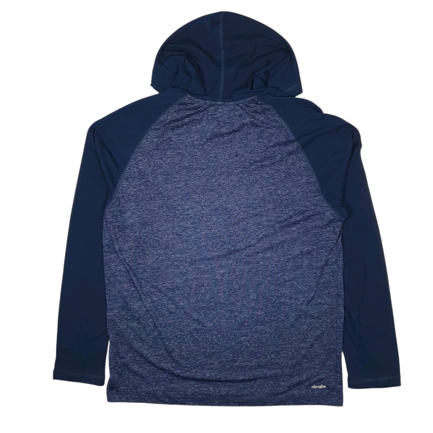 Mens Navy Adidas Oklahoma City Thunder NBA Basketball Lightweight Hoodie Jumper