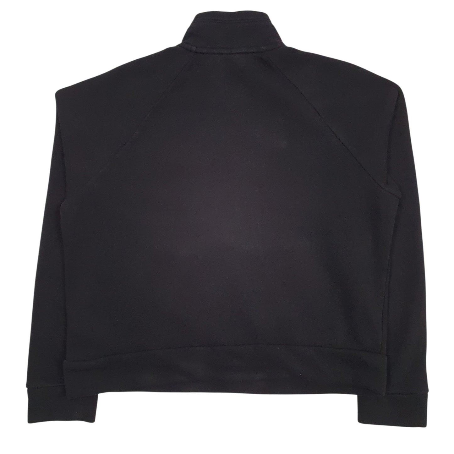 Womens Black Puma  Quarter Zip Jumper