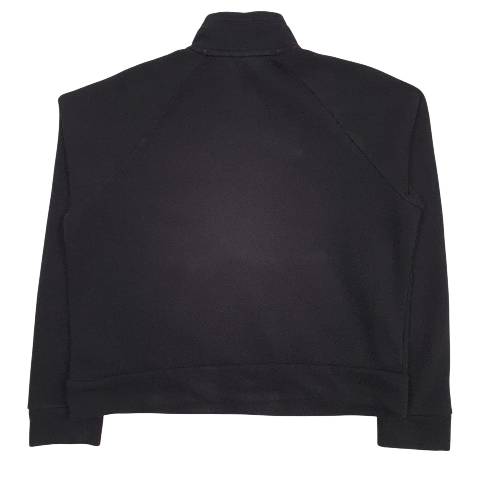 Womens Black Puma  Quarter Zip Jumper