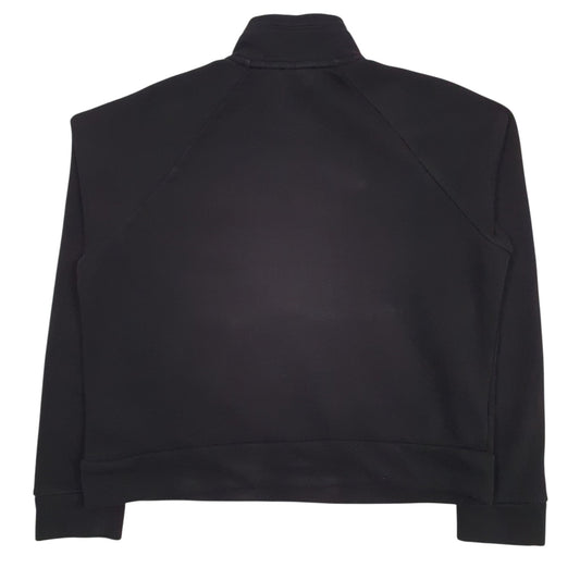 Womens Black Puma  Quarter Zip Jumper