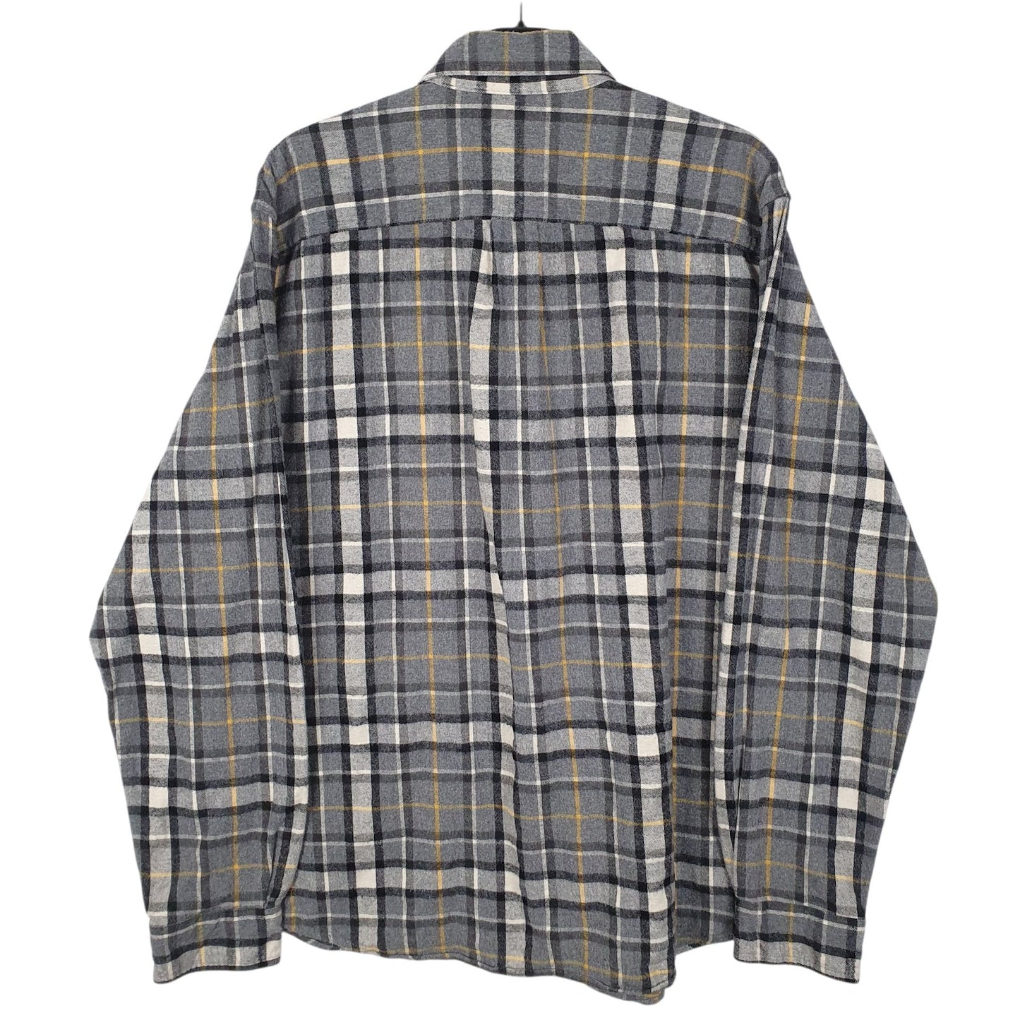 Mens Grey L.L.Bean Flannel  Shirt