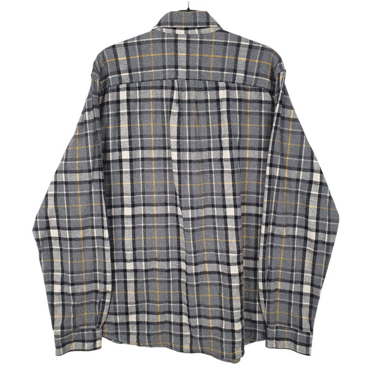 Mens Grey L.L.Bean Flannel  Shirt