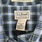 Mens Blue L.L.Bean   Shirt