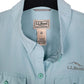 Womens Blue L.L.Bean Walking Hiking  Shirt