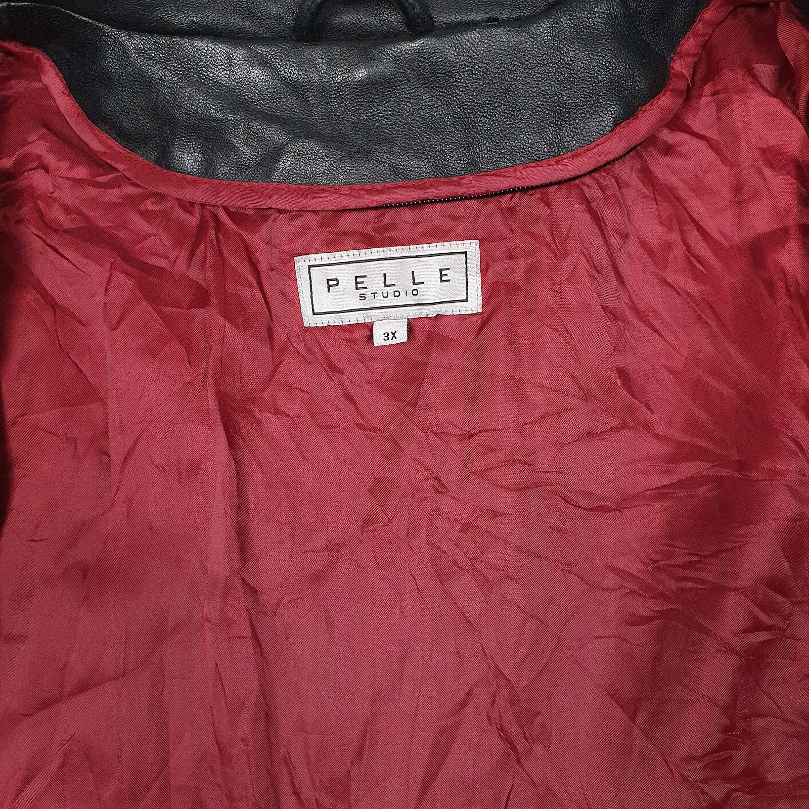 Womens Black Pelle Studio Trench  Coat