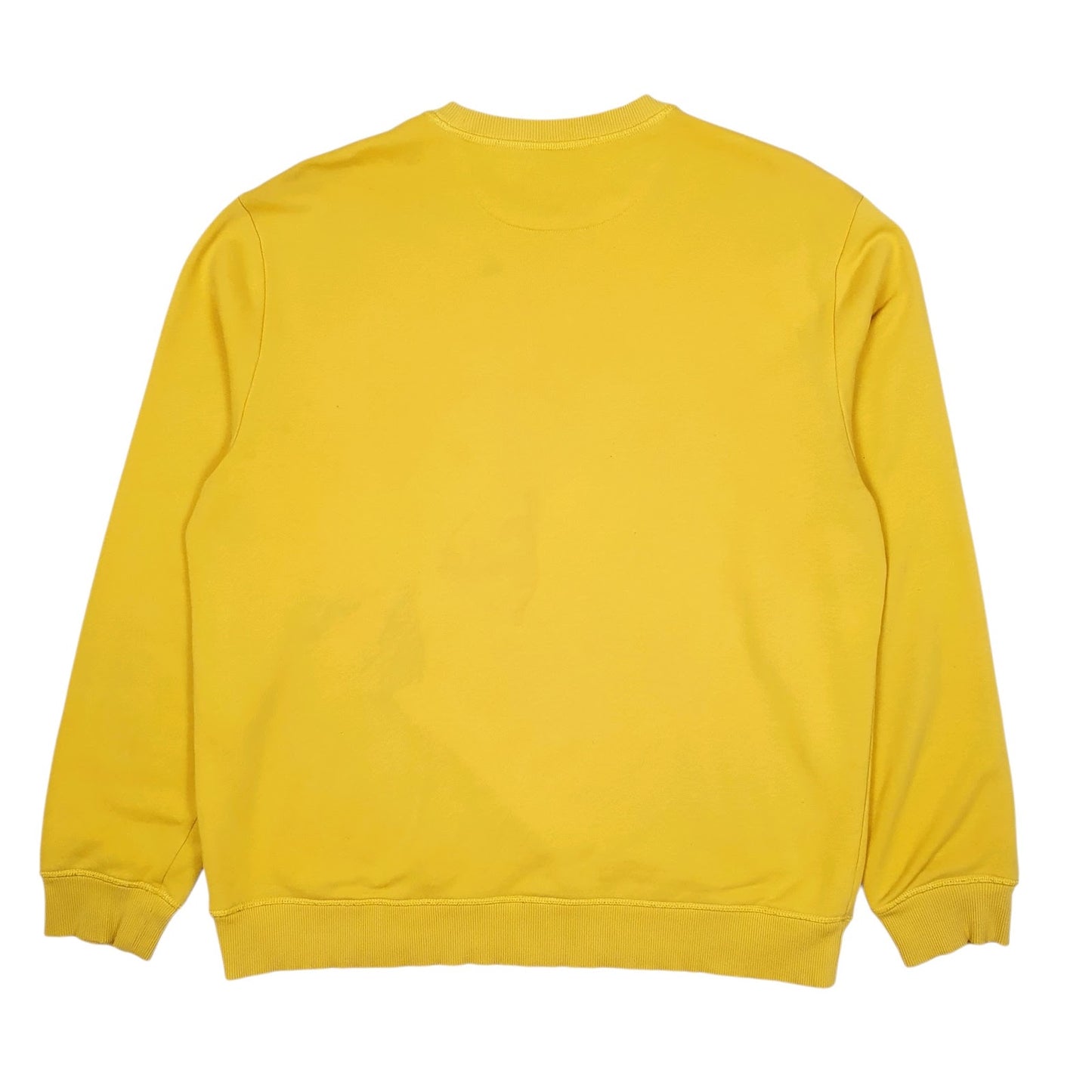 Mens Yellow Calvin Klein  Crewneck Jumper