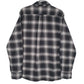 Mens Grey Eddie Bauer Flannel  Shirt