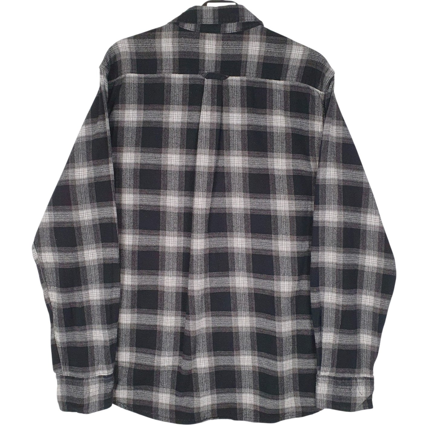 Mens Grey Eddie Bauer Flannel  Shirt
